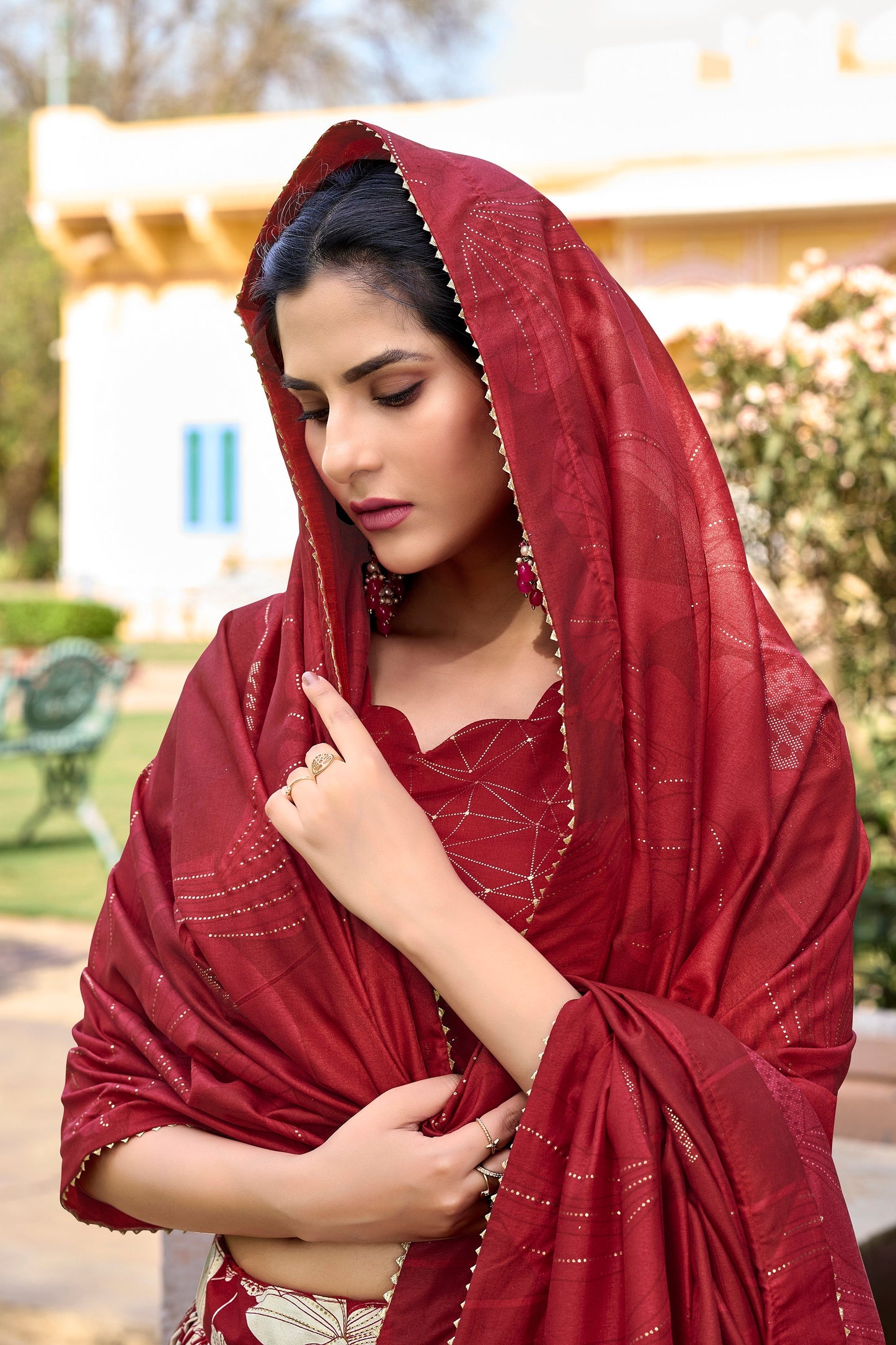 Red Color Designer Party Wear Lehenga Choli