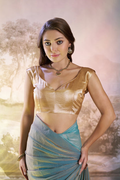 Stylish Grey Organza and Twill Net Saree for Special Occasions