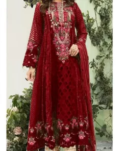 Amazing Women Georgette Party Wear Salwar Suit (Red)